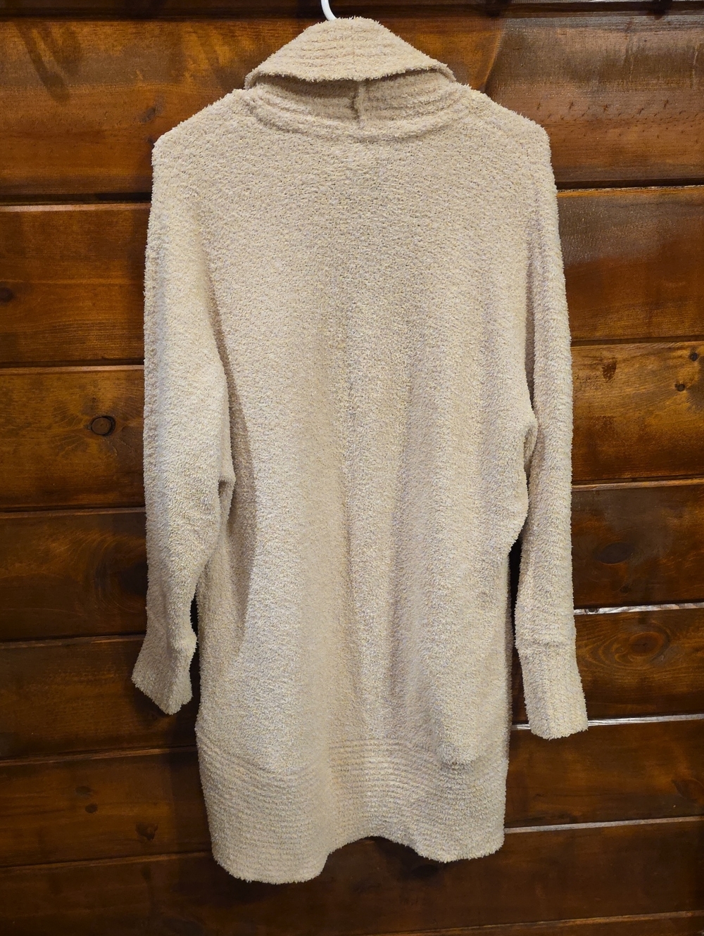 Cupcakes And Cashmere CozyChic Shawl Collar Cardigan - Cream - Picture 5 of 5